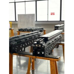 1450 X 1550 X 1650MM Pallet Telescopic Fork Double Motor Double Deep Position