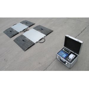 6pcs Wireless Portable Truck Axle Scales With Touch Screen Indicator