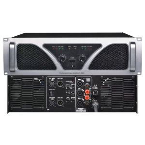 2X400W Class AB Power Amplifier With Two Cooling Fans For Short Circuit And Overload Protection