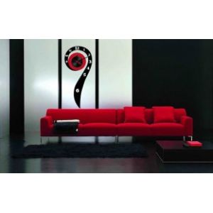 Cheap Clock hands noctilucent Vinyl Designer Wall Sticker Clocks 10A086 for sale