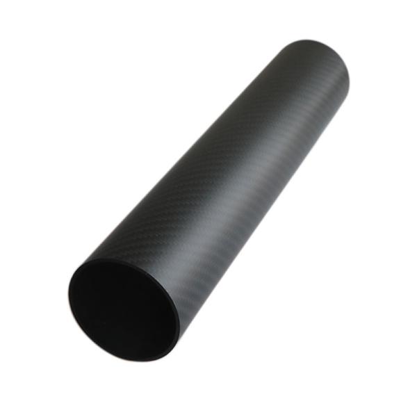 3K Filament Winding Round Carbon Fiber Pipe High Modulus