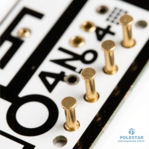 Custom Durable CW614N Brass PCB Panel Locating Pins Excellent Electrical