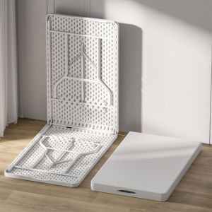 Modern Design Stock size Portable Plastic White Folding Banquet Table for Picnic