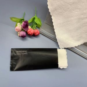Lavender Scent Disposable Microfiber Refreshing Wet Towel For Face