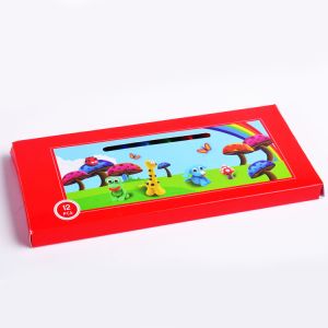 200g 12 bar educational non-toxic triangle plasticine modelling clay