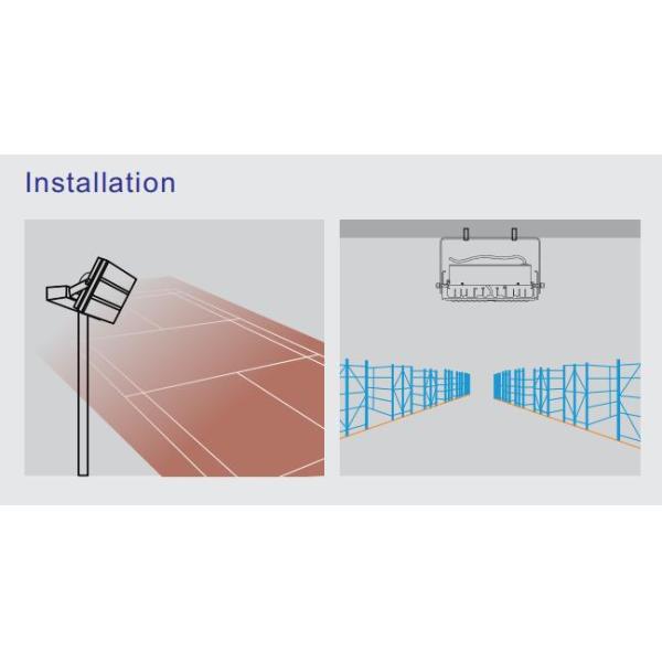 V6B Series LED Modular Flood Light IP66 IK10 Anti Corrosion Aluminum Alloy Housing