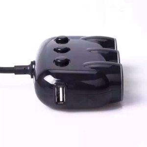 5V 3A car charger with 3 in 1 cigarette lighter with usb connecter