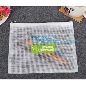 Zipper Slider Clear Pvc Bag For toothbrush bag, Stationery Ruler Set Packaging