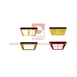 Stainless Steel Mirror Home Panoramic Passenger Elevator Lift With Small Machine