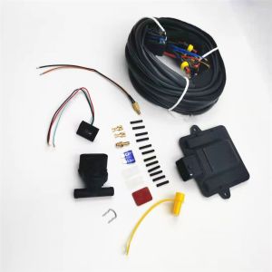 Black Universal 32 Pin 4 Cylinder CNG LPG ECU Kit Easy Installation Calibration