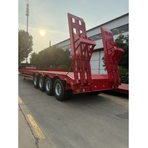 CIMC 60-100 Tons Customized Wide Load Low Bed Semi-trailer