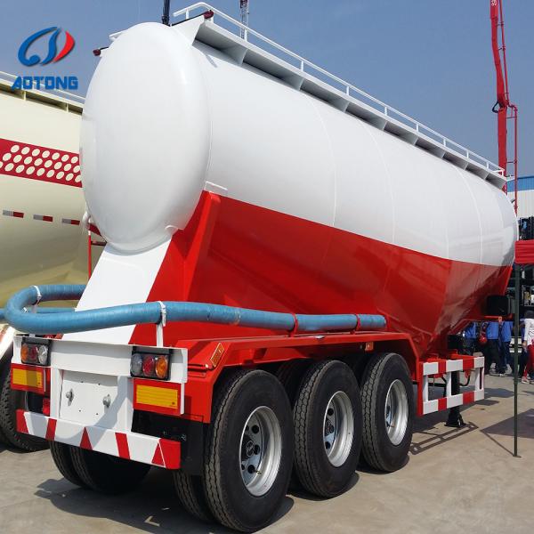 Quality Factory Quality Brand New 3 Axle 60CBM Powder Transporting Bulk Cement Tanker Trailer for Sale wholesale