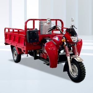 600KG Loading 3 Wheel Motorcycle with 2.4*1.35m Cargo Box and Air Cooling