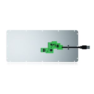 White Backlight Rugged Military Keyboard MIL-STD-461G And MIL-STD-810F With