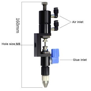 HJD36 High precision double acting thimble single fluid dispensing valve