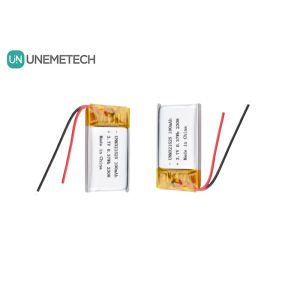 3.7V 80mAh 321525 Rechargeable Lithium Ion Polymer Battery Charging 1C For