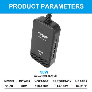 LCD Display Submersible Aquarium Heater Smart Thermostat Adjustable Temperature