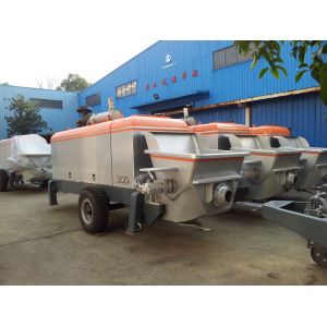 China 110kw Mobile Hydraulic Concrete Pump Easy To Troubleshoot And Maintain on sale
