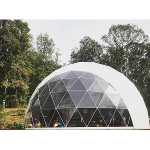 1/3 Transparent Front Big Event Dome Tent For Outdoor Events Party Ventilation