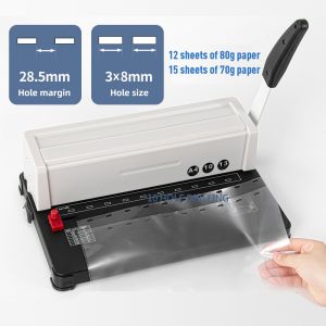 A4 Book Roller 10 Hole Strip Binding Machine With 28.5mm Pitch And 3*8mm Hole