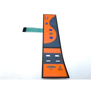 3M Rear Adhesive Tactile Membrane Keyboard With Gradient Printing