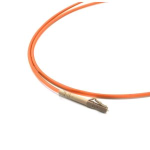Multimode OM1 Fiber Optic Patch Cable LC UPC To LC UPC Orange Color
