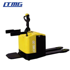 Walk Behind Electric Pallet Stacker Ergonomic Design Customized Lifting Height