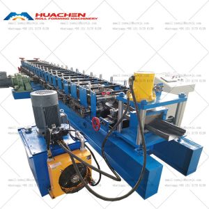 Cheap 15m/min Door Frame Roll Forming Machine Hydraulic With Motor Pump And PLC for sale