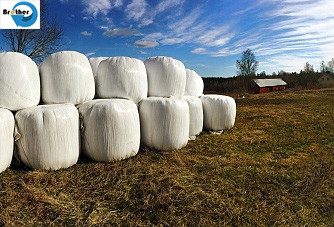 Biodegradable Hay Bale Sleeves Packing Cloth Non Toxic Mulituse 60Gsm - 160Gsm