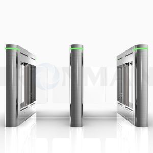 Access Control Barrier Turnstile Gate System Integration with Face Thermal RFID