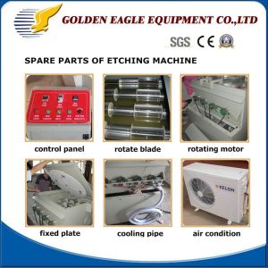 Metal Material Copper Zinc Plate Hot Stamping Die Etching Machine with CE