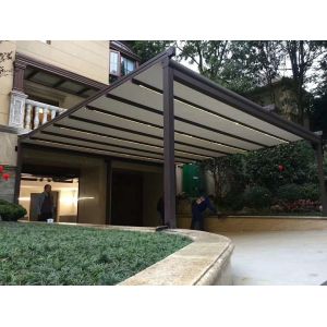 4x6m Outdoor Aluminum Waterproof Pergola With Posts / Pergola Awning / Conservatory Awning