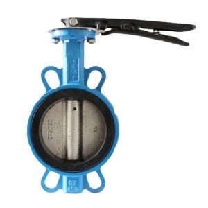 Diaphragm Structure 4 Inch Wafer Center Butterfly Valve Manual Handle for OEM