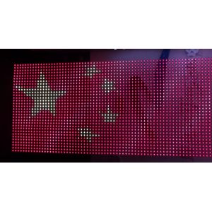 DC12V Work Volt LED Mesh Screen for Outdoor Waterproof Advertising