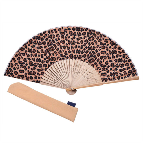 Quality Eco Friendly Bamboo Small Folding Hand Fan Classic Custom Fabric Folding Fans wholesale