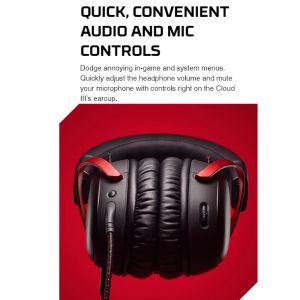 Hy-perX Cloud 3 III Wired Gaming Headset With DTS Sound Mic USB Noise-Cancelling