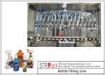 Automatic Liquid Detergent Filling Machine, Liquid Soap Filling Line With Piston
