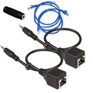 Cheap 3.5mm 1/8&quot; Custom Wire Assemblies RJ45 Male To Female Cat5 Cat6 for sale