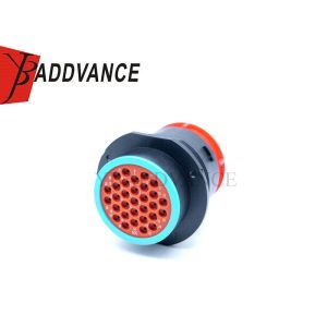 AHDP04-24-31SR-SRA Smooth Ring 31 Pin Amphenol Receptacle Connector With Dustcap