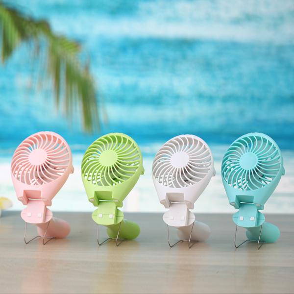 Quality Stepless Speed Mermaid Mini Portable Rechargeable Fan AG18 wholesale