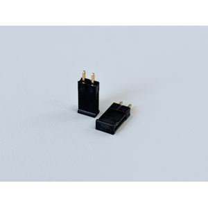 2.54mm Pitch 1×2 Single-Row Pin Header Connector, Through-Hole PCB Electronic