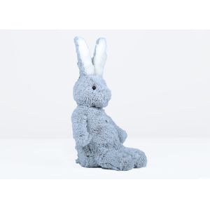 Decorative Cute Bunny Doll , Grey Color Huggable Rabbit Stuffed Animal