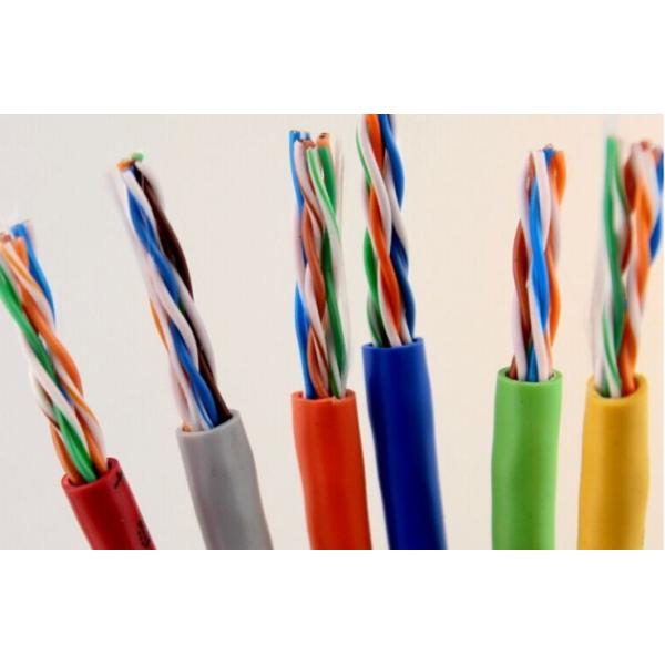 23AWG Network Fiber Cable For Communication , FTP Cat6 Ethernet Cable