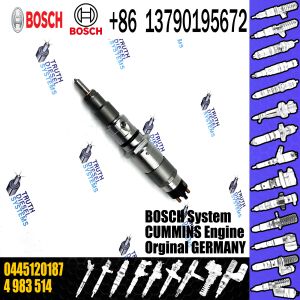 High Quality New Diesel Fuel Injector 0445120187 Common Rail Injector 4 983 514