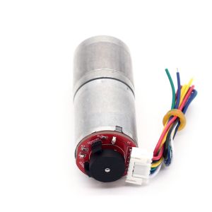 ASLONG Small DC Hall Encoder Motor JGA25-370B 37mm 6/12V 8.6-1363RPM High Torque