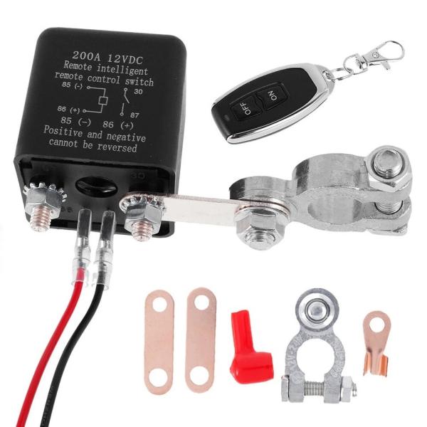 200A 12V Remote Control Battery Isolator Relay Start On / Off For Car Power