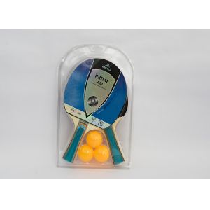 3 ABS Balls And 2 Racket Tabletop Ping Pong Set Pimple In Rubber