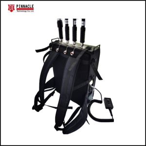 WiFi GPS Anti Drone Jammer Backpack Manpack Style 100W Customized