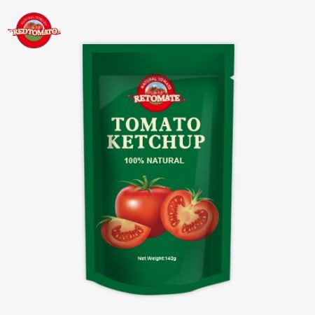 OEM 140g Sachets Of Ketchup That Meet International Standards And Are Available