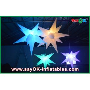 China Wedding Hanging Inflatable Lighting Decoration Inflatable Led Star on sale